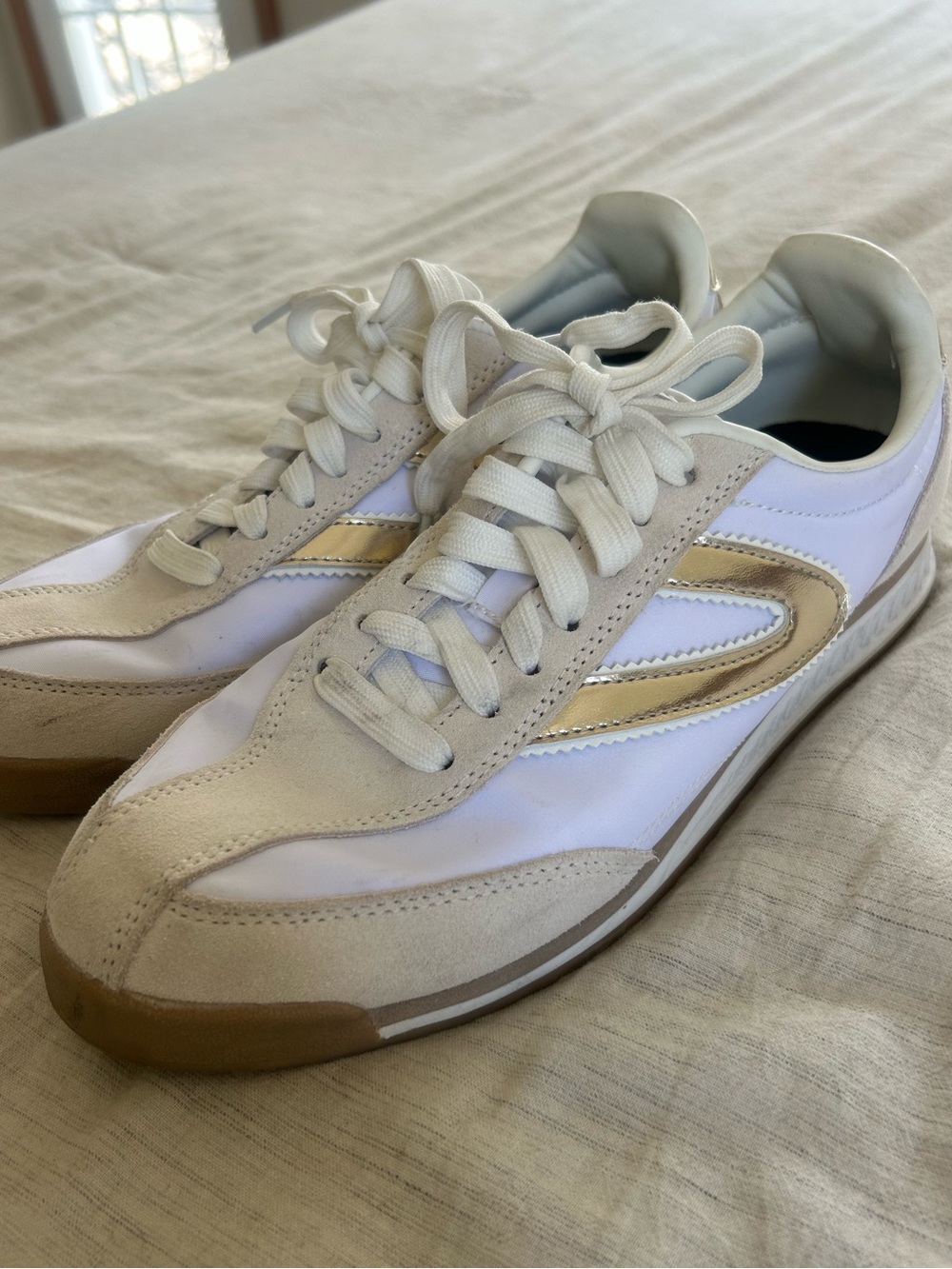 Tretorn Kristine elite sneakers gold size 8
